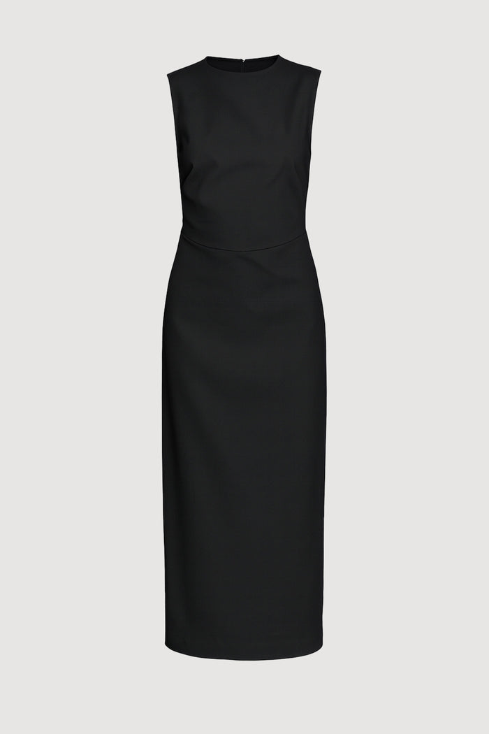 Inari Cotton Twill Boat-Neck Dress (Petite)