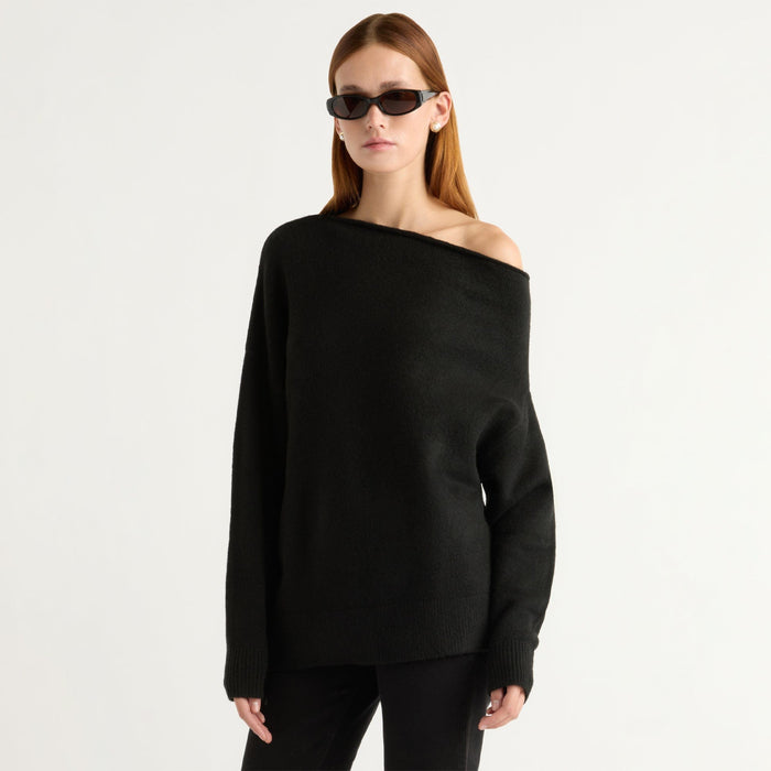 Kelsey | Iris Off-Shoulder Sweater in Size Small