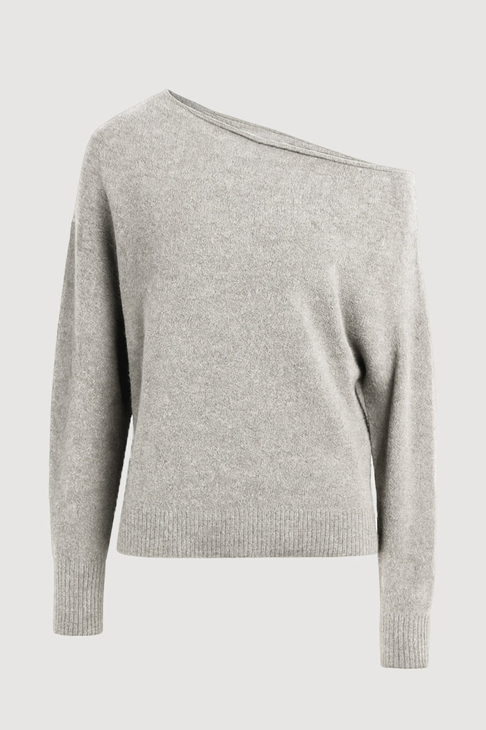 Shelby | Iris Off-Shoulder Sweater in Size Small - Flat