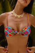 Ischia Bikini Top in Azania