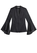 IVANA MCKNK WATERFALL SLV BLZR - BLACK