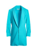 JACE SHWL CLLAR OVRSIZED BLZER - MARINE BLUE