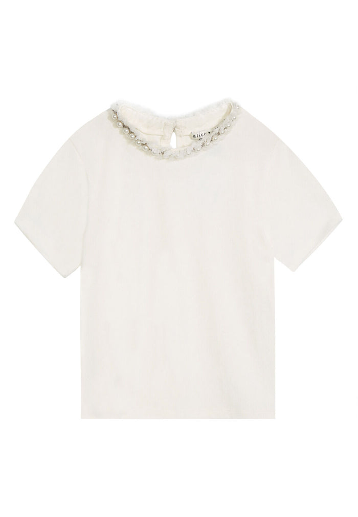 JAZMINE COMBO NK CROP TOP - CREAM