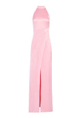 JESSA MOCK NK SLIT DRESS - CARNATION
