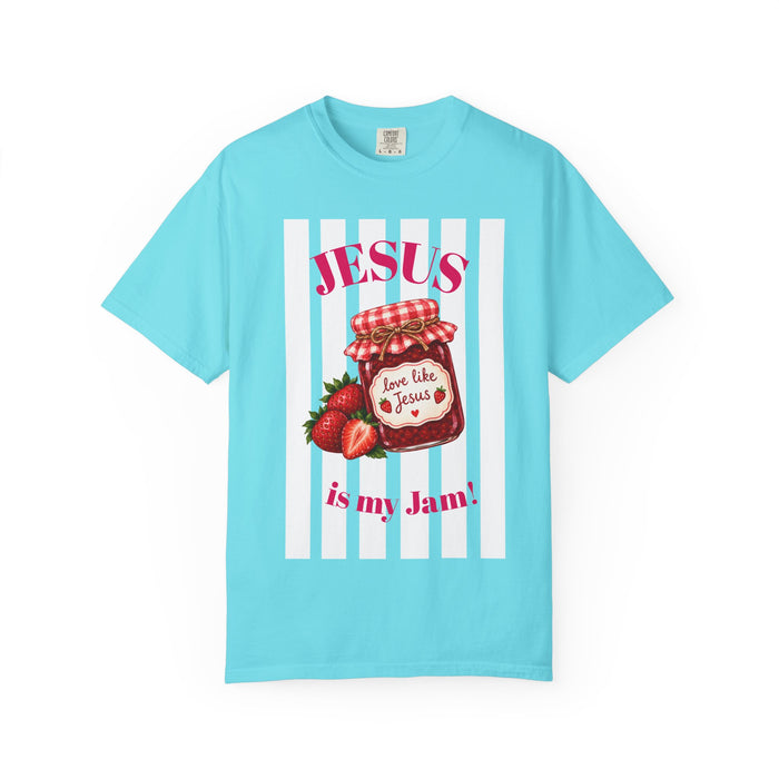Jesus Is My Jam T-Shirt — "Love Like Jesus" Strawberry Jam Christian Tee