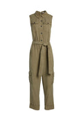 JOEL SLVLSS CARGO JUMPSUIT - ARMY