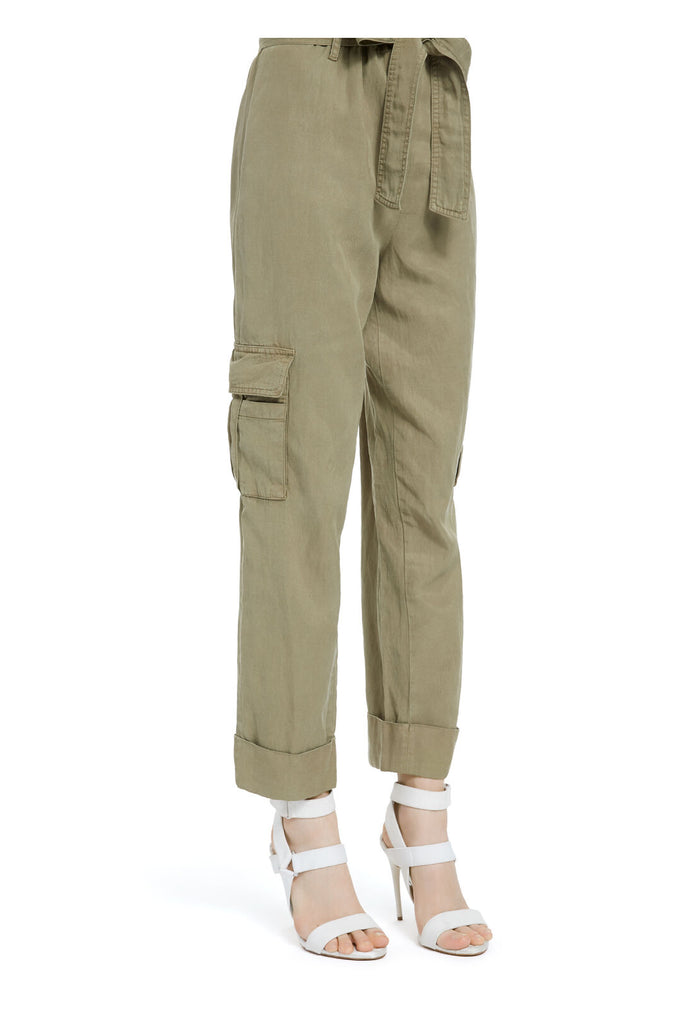 JOEL SLVLSS CARGO JUMPSUIT - ARMY