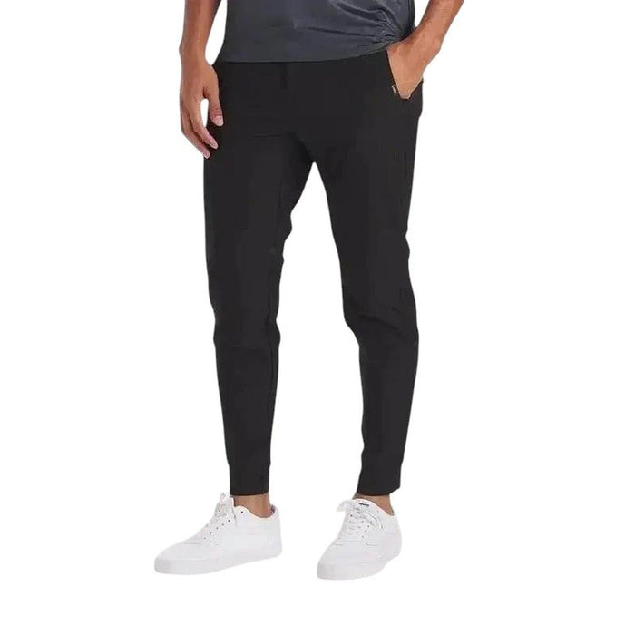 Jogger Trousers Men Slim Fit Stretch Cotton Elastic Cuffs