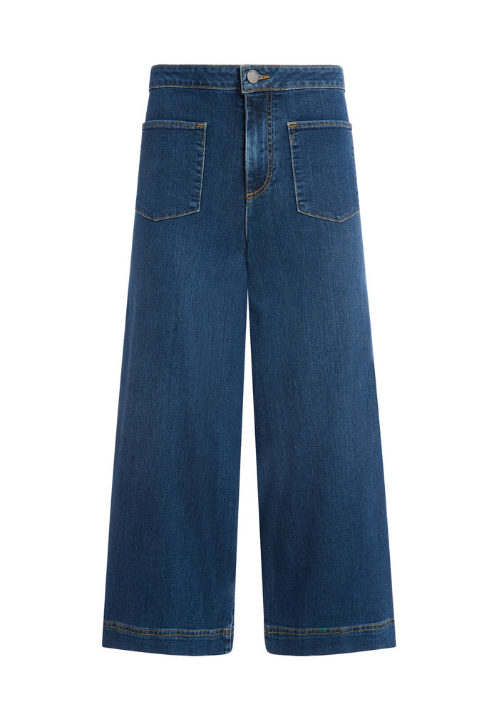 JOHNNY FRNT PATCH PKT ANKLE JN - VINTAGE WASH