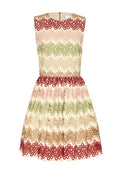 JOYCE CREW NK PARTY DRESS - MULTI