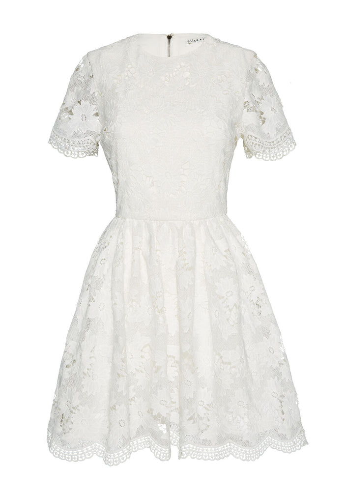 KAREN CREW NK PARTY DRESS - OFF WHITE