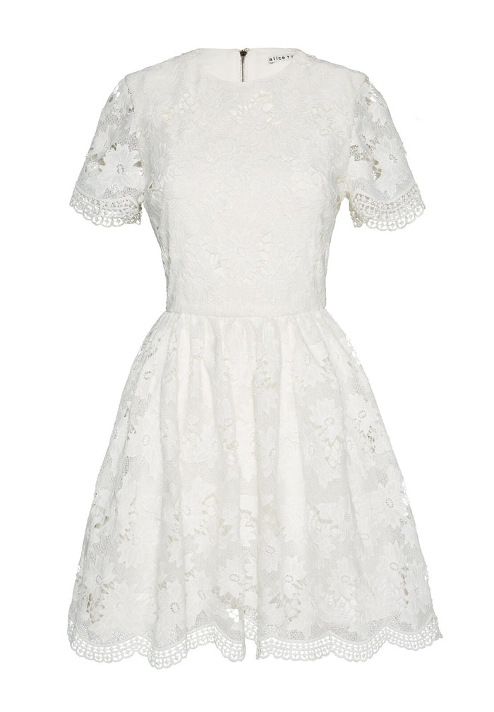 KAREN CREW NK PARTY DRESS - OFF WHITE