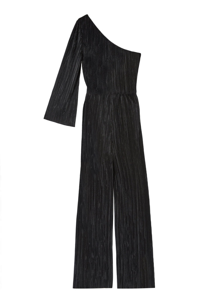 KEIKO PLEATED ONE SHLDR JUMPST - BLACK
