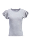 KENIA METALLIC TOP - SILVER METALLIC