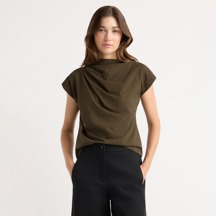 Kenny Asymmetric-Neck Tee