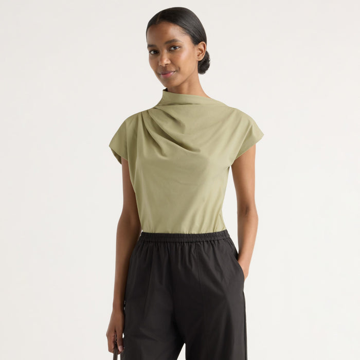 Isilda | Kenny Asymmetric-Neck Tee in Size Extra Small
