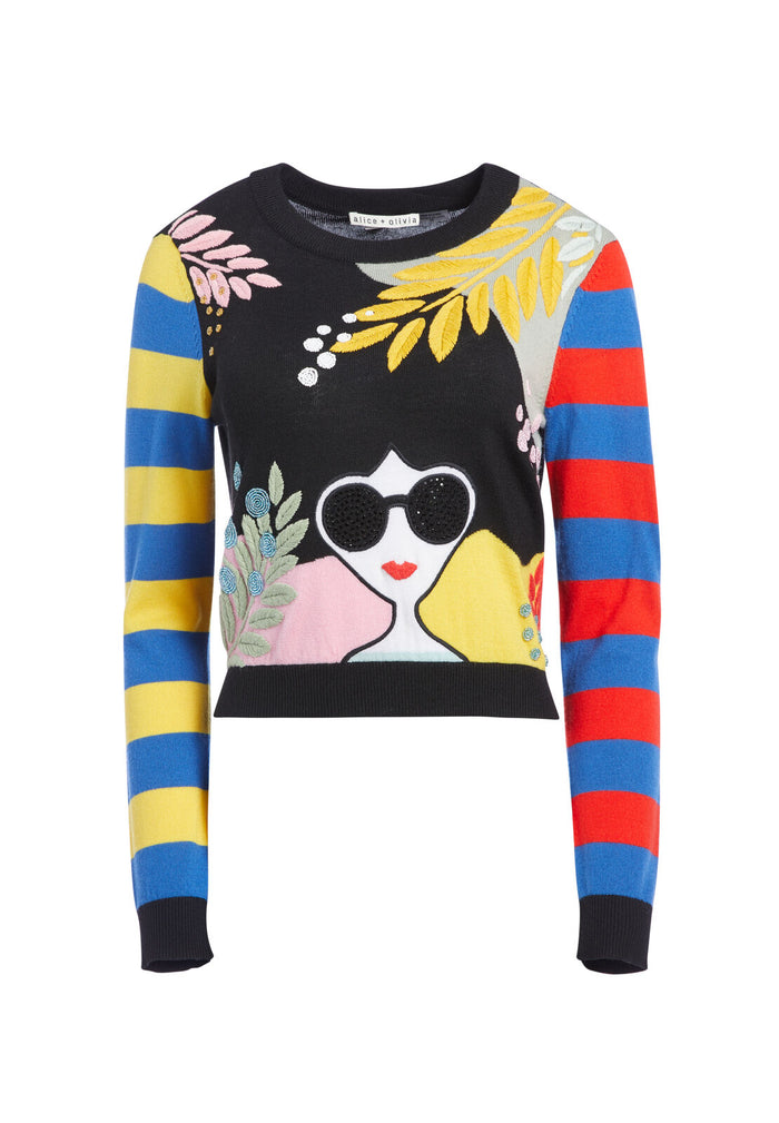 KILLIAN SEQUIN SWEATER - MULTI
