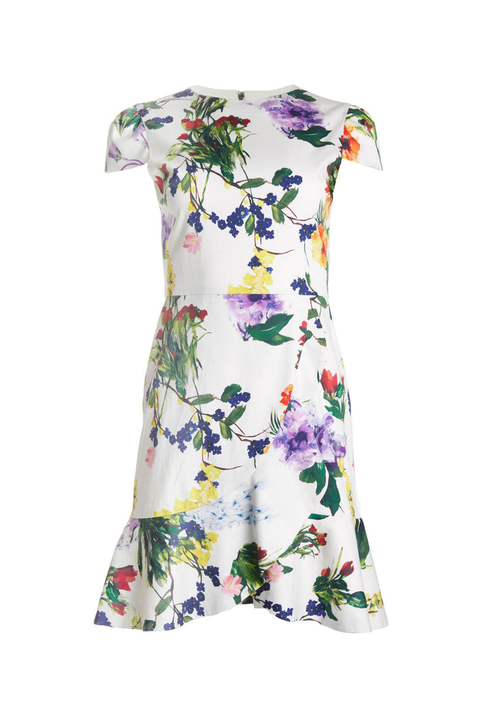 KIRBY RUFFLE SS DRESS - WILDFLOWER