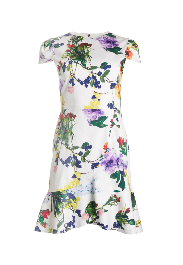 KIRBY RUFFLE SS DRESS - WILDFLOWER