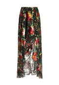 KIRSTIE CASCADE OVERLAP SKIRT - BLOOMING BOUQUET