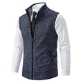 Knitted Vest Men Sleeveless Warm Mid-Season Layer