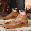 Lace-Up Boots Men Robust Durable Design with Timeless Appeal