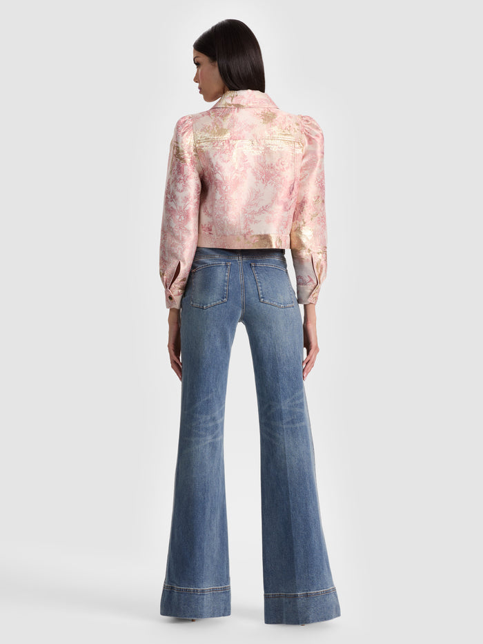 LANA PUFF SLEEVE JACKET - ENGLISH ROSE TOILE