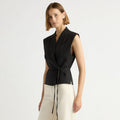 Mali | Leandra Tie-Wrap Vest in Size Small