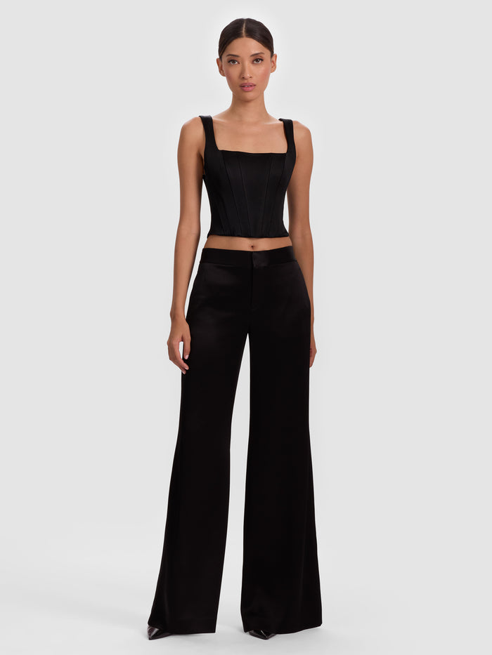 LILIANNA CORSET TOP - BLACK
