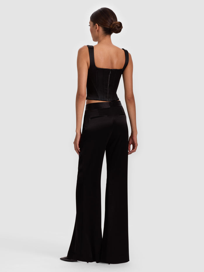 LILIANNA CORSET TOP - BLACK