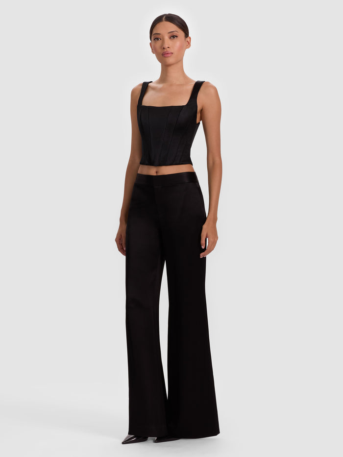 LILIANNA CORSET TOP - BLACK