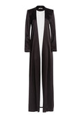 LINOA STRONG SHLDR CLRLSS COAT - BLACK