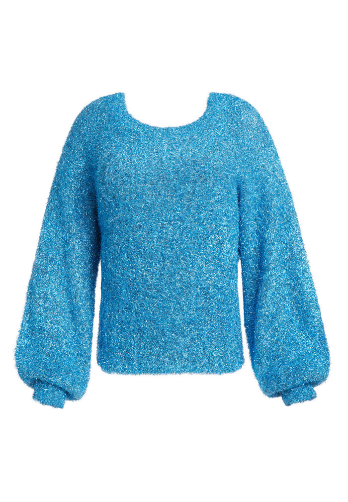 LISHA BOATNK BLOUSON SLV PLLVR - PEACOCK