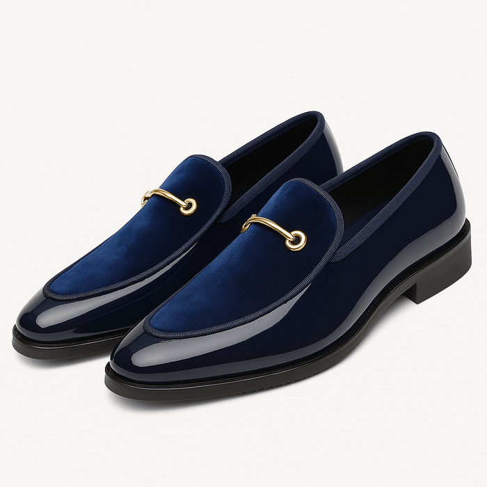 Loafers Men Leather Classic Slip-On Dress Shoes