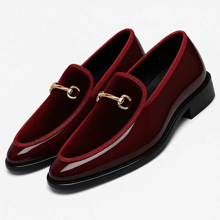 Loafers Men Leather Classic Slip-On Dress Shoes