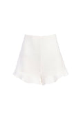 LONDON RUFFLED SHORT - OFF WHITE