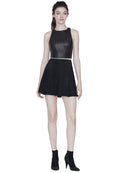 LORITA LTR CROPPED FITTED TANK - BLACK