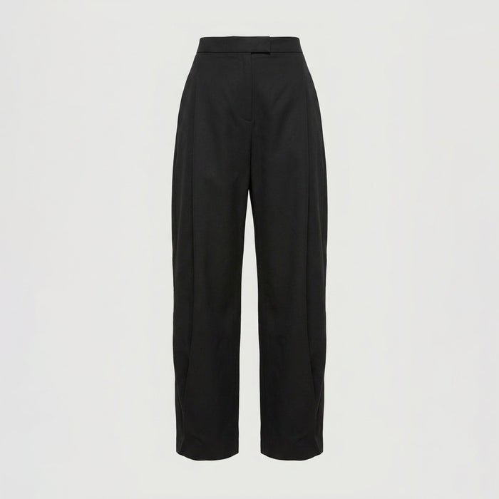 Lucia Tailored Barrel-Leg Pant (Petite)