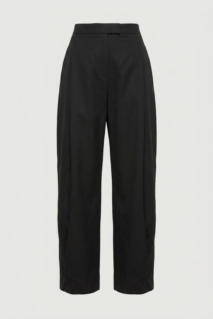 Lucia Tailored Barrel-Leg Pant (Petite) - Flat