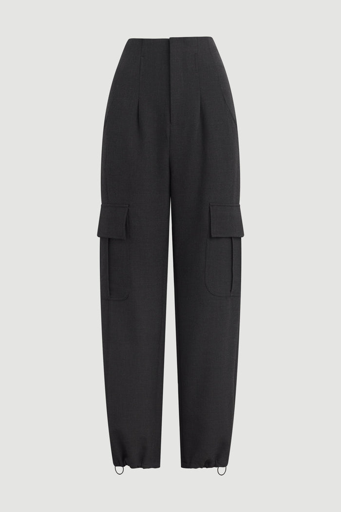 Shelby | Lynda Tailored Utility Pant in Size Small - Flat