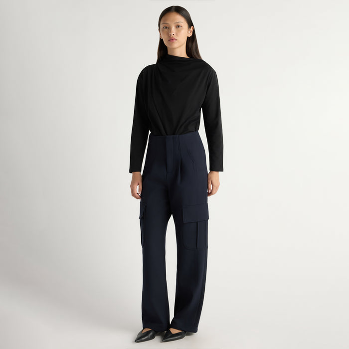 May-Li | Lynda Tailored Utility Pant in Size Small