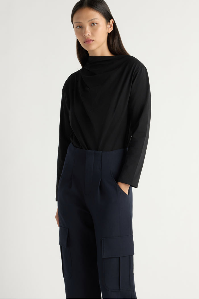 May-Li | Lynda Tailored Utility Pant in Size Small