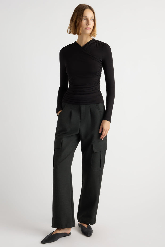 Mali | Lynda Tailored Utility Pant in Size Small