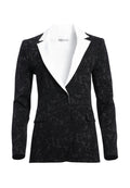 MACEY BLAZER - BLACK/WHITE
