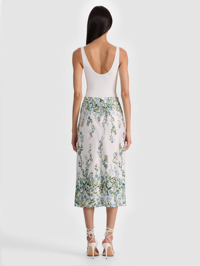 MAEVE SLIP SKIRT - FRESH AIR CAROLINA BLUE