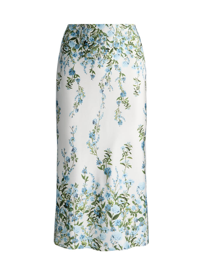 MAEVE SLIP SKIRT - FRESH AIR CAROLINA BLUE