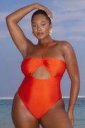 Marbella One Piece in Carmesi