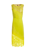MARGY FITTED DRESS - LEMON