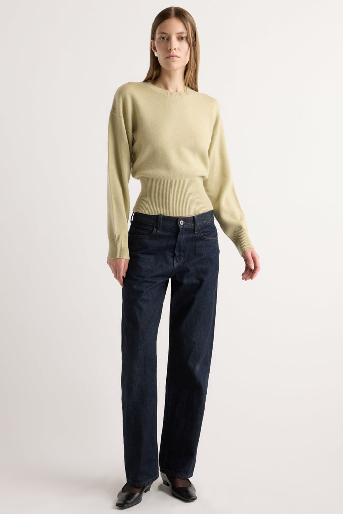 Marije | Marielle Wool-Cashmere Blouson Sweater in Size Small