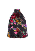 MARIS FLORAL TOP - PAINTERLY FLORAL BLACK